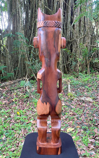 19th Century Tiki Statue Replica - Cannibal Art