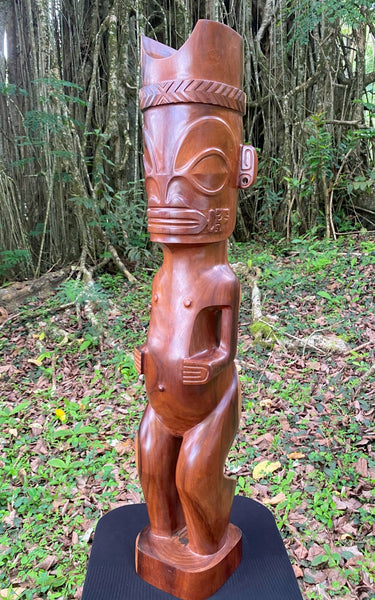 19th Century Tiki Statue Replica - Cannibal Art