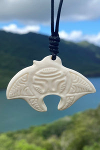 Manta ray necklace