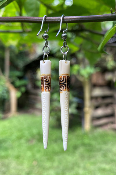 Marquesan Peka Earrings