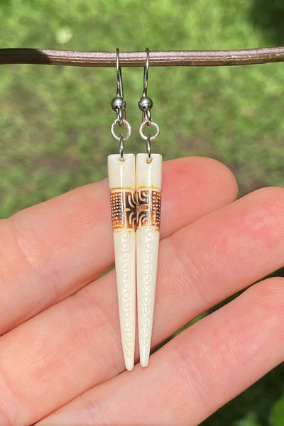 Marquesan Peka Earrings