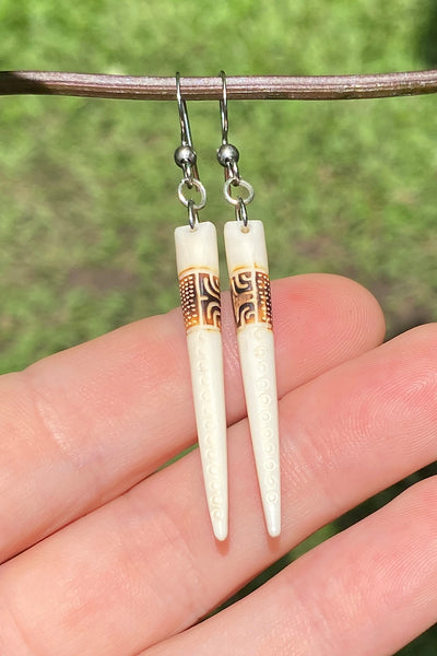 Marquesan Peka Earrings