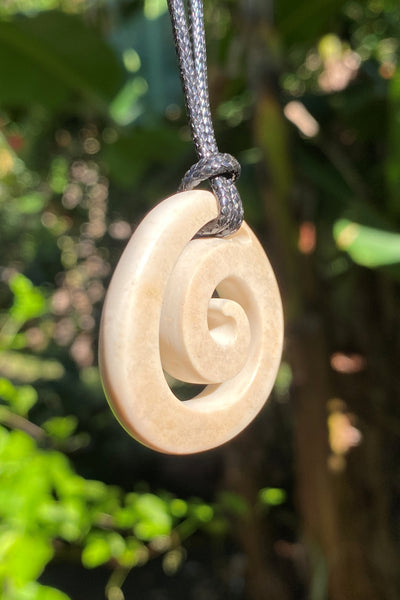 Koata - Spiral Bone Necklace