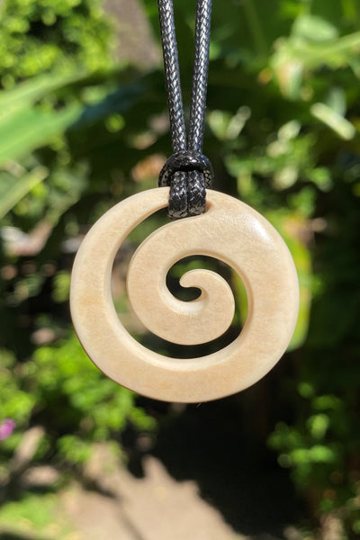 Koata - Spiral Bone Necklace