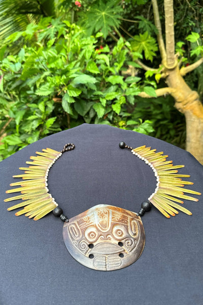Eyes of the Tiki Necklace - Cannibal Art