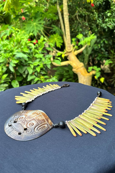 Eyes of the Tiki Necklace - Cannibal Art