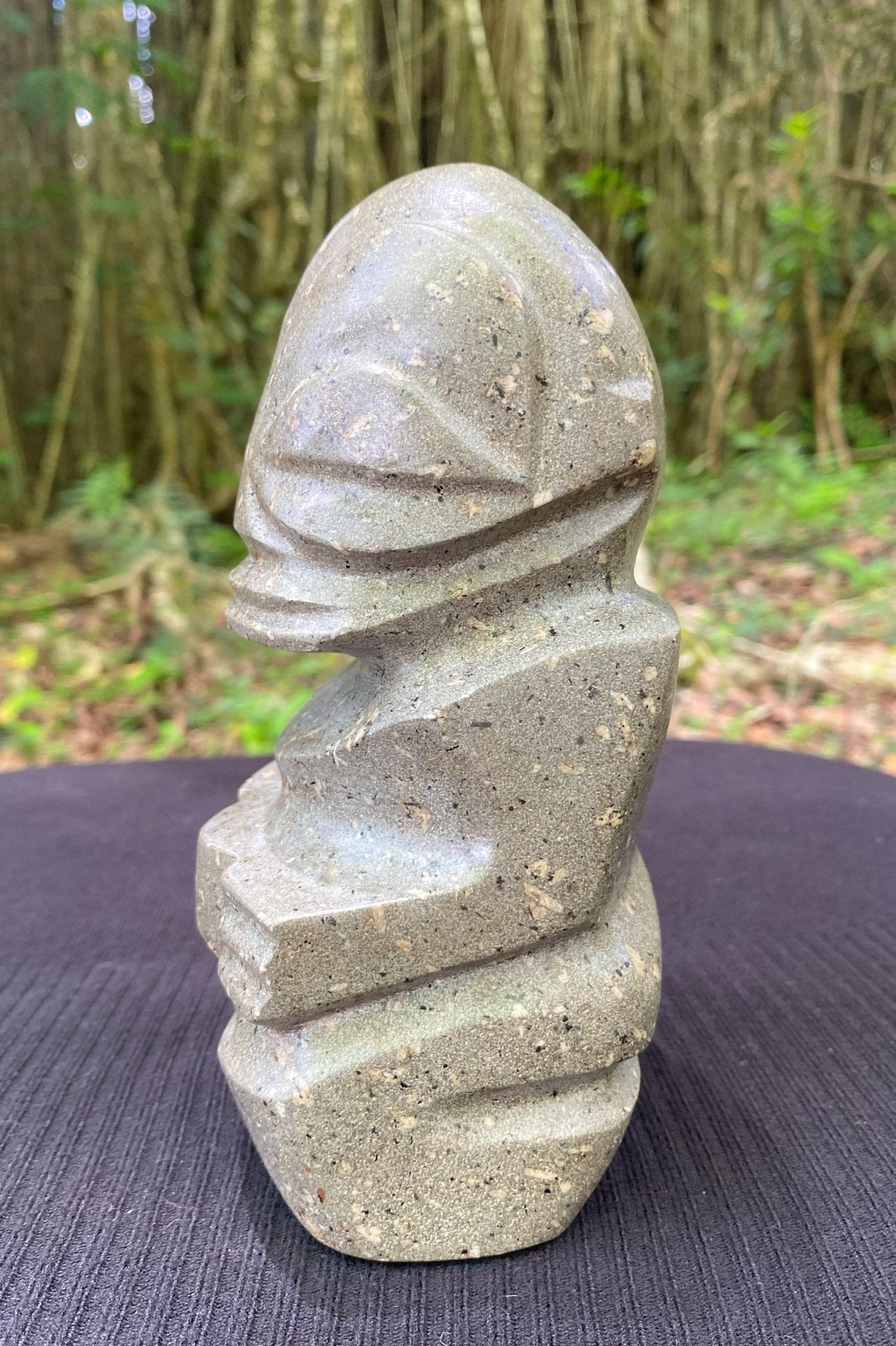 Grey Stone Tiki - Cannibal Art
