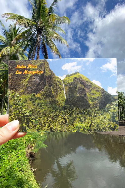 Handwritten Postcard from the Marquesas - Cannibal Art