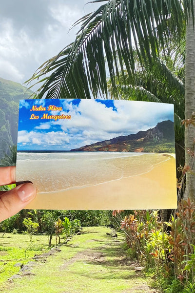 Handwritten Postcard from the Marquesas - Cannibal Art