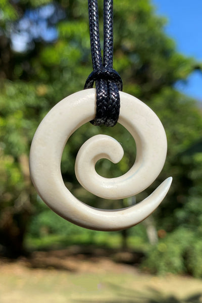 Koata - Spiral Bone Necklace