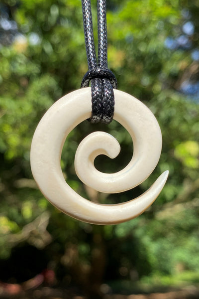 Koata - Spiral Bone Necklace