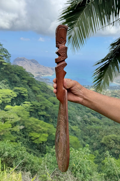 Marquesan Paddle - Cannibal Art