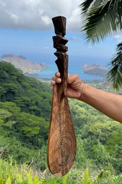 Marquesan Paddle - Cannibal Art