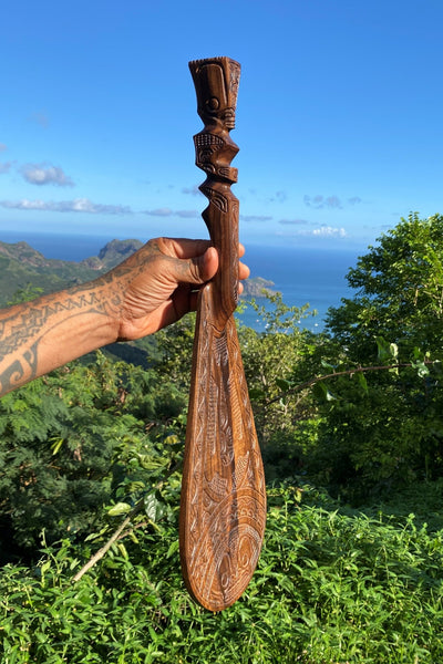 Marquesan Paddle - Cannibal Art