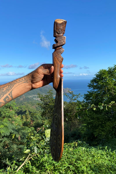 Marquesan Paddle - Cannibal Art