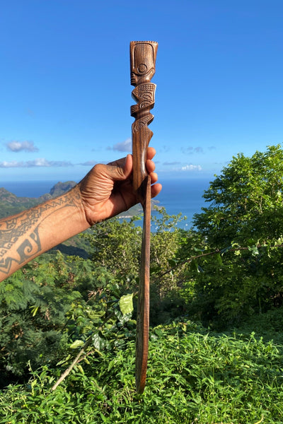 Marquesan Paddle - Cannibal Art