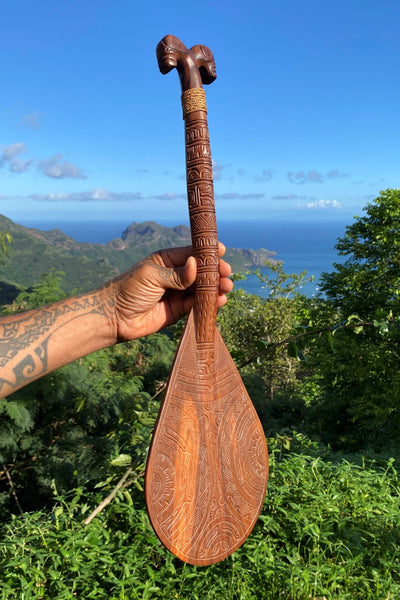Marquesan Paddle - Cannibal Art