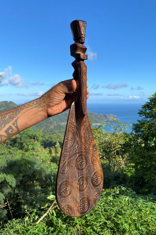 Marquesan Paddle - Cannibal Art