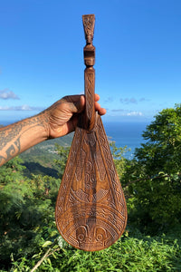 Marquesan Paddle - Cannibal Art