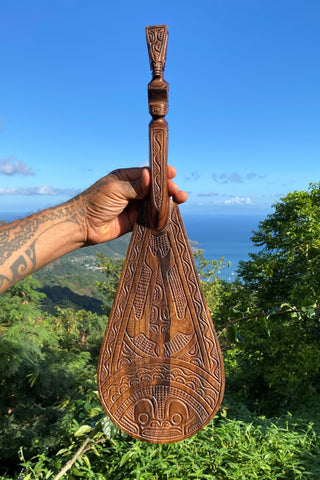 Marquesan Paddle - Cannibal Art