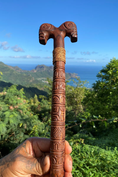 Marquesan Paddle - Cannibal Art