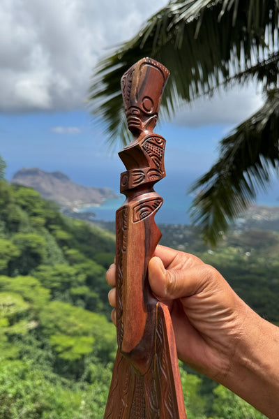 Marquesan Paddle - Cannibal Art