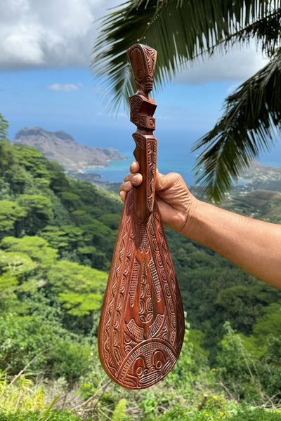 Marquesan Paddle - Cannibal Art