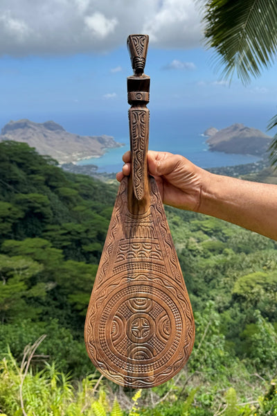 Marquesan Paddle - Cannibal Art