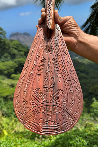 Marquesan Paddle - Cannibal Art