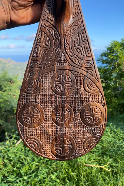 Marquesan Paddle - Cannibal Art