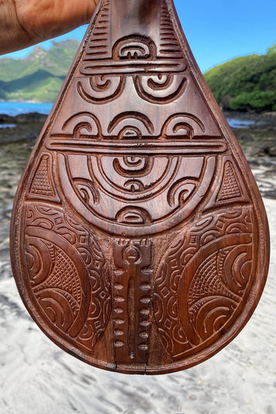 Marquesan Paddle - Cannibal Art