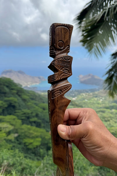 Marquesan Paddle - Cannibal Art