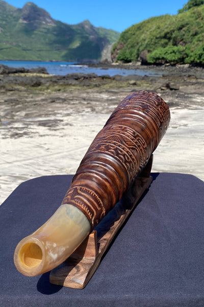 Marquesan PU (Signaling Horn) - Cannibal Art