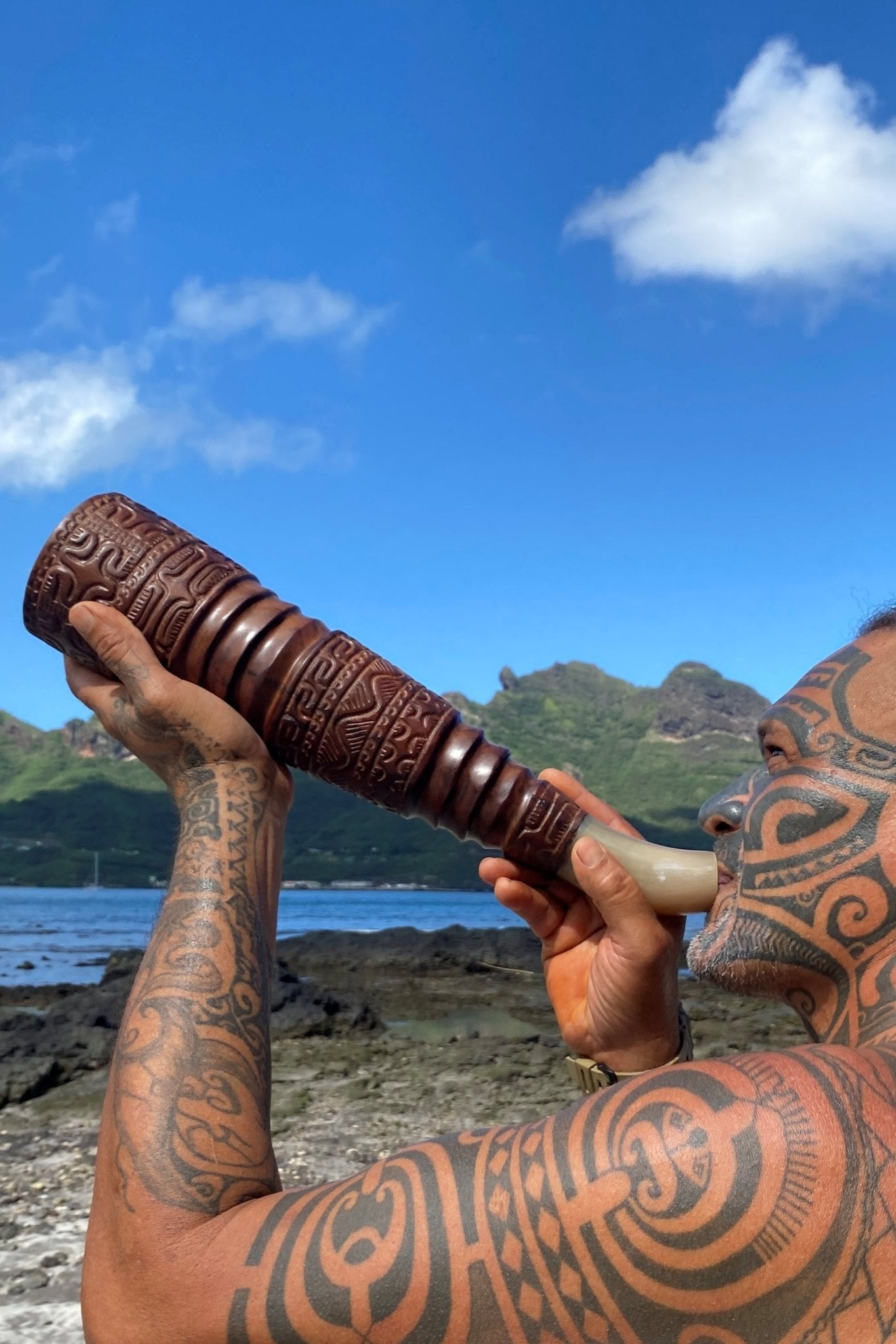 Marquesan PU (Signaling Horn) - Cannibal Art
