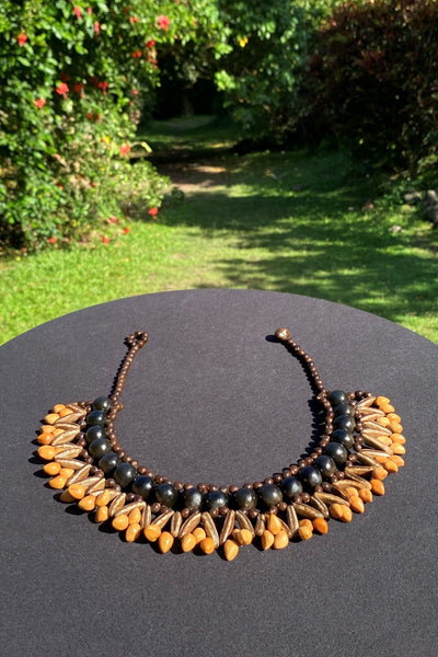 Marquesan Seed Necklace - Cannibal Art