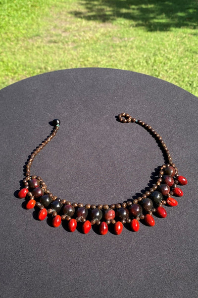 Marquesan Seed Necklace - Cannibal Art