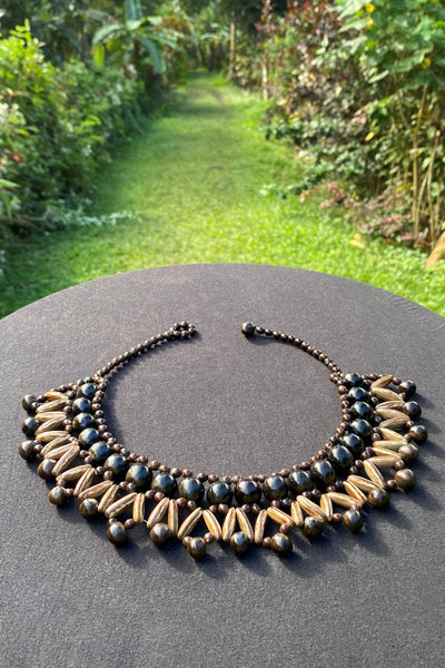 Marquesan Seed Necklace - Cannibal Art