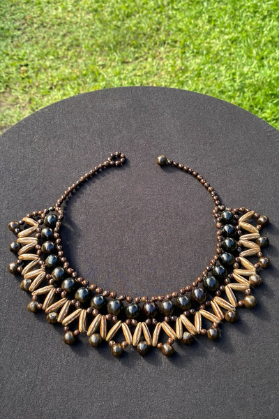 Marquesan Seed Necklace - Cannibal Art