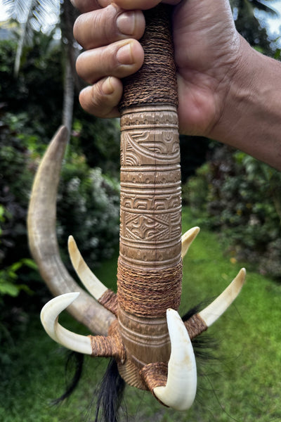 Marquesan Warrior’s Hook - Koeva - Cannibal Art