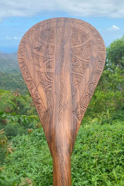 Marquesan canoe paddle