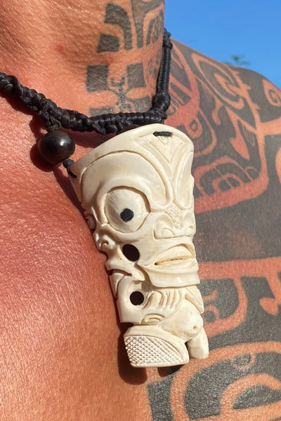Marquesan tiki necklace