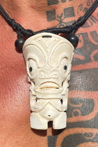 Marquesan tiki necklace