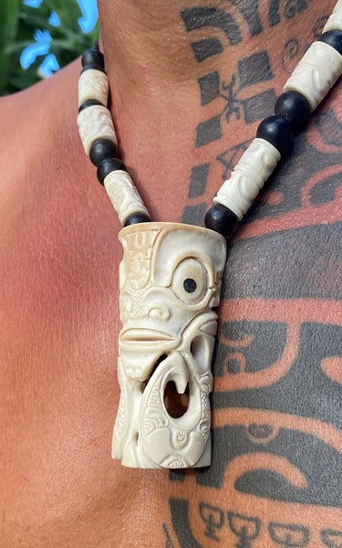 Marquesan tiki necklace