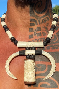 Marquesan tusk necklace
