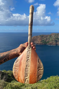 Polynesian canoe paddle