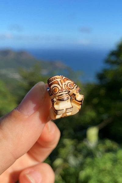 Tiki Earrings - Cannibal Art