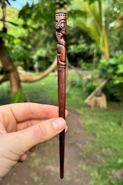 Tiki Hair Pick - Cannibal Art
