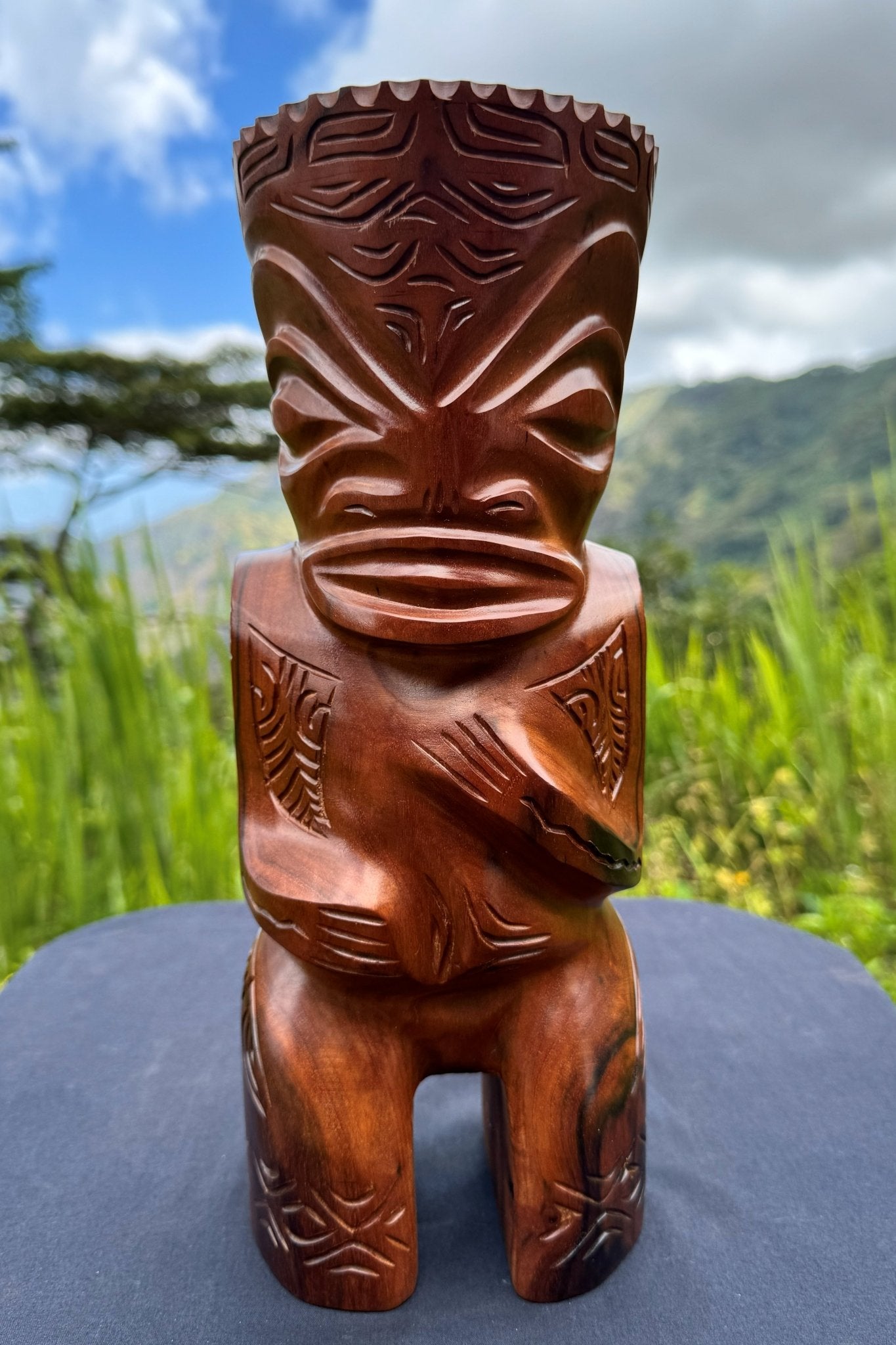 Marquesan tiki sculpture – Cannibal Art