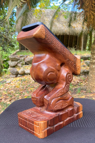 Tiki Phone Stand - Cannibal Art