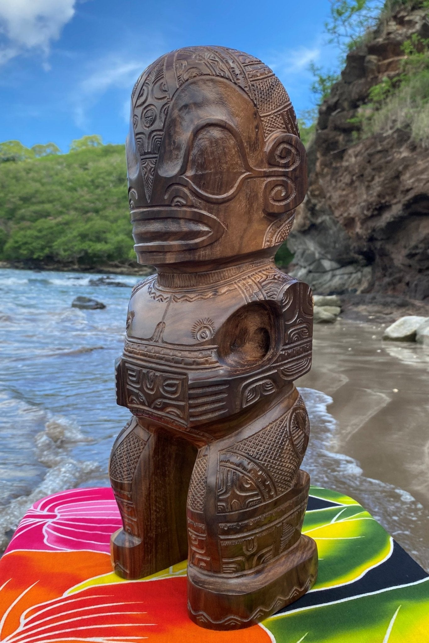 Marquesan tiki sculpture – Cannibal Art